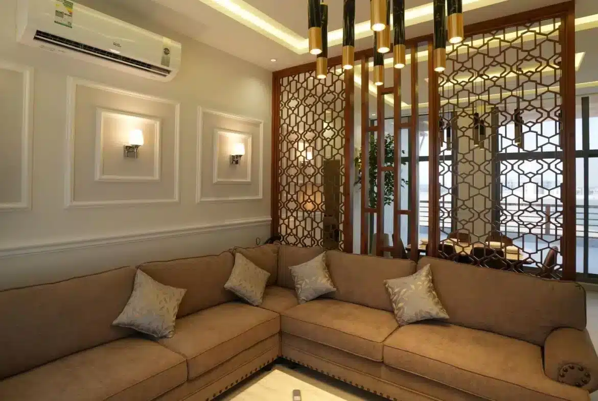 منتجع أجمكان فى الخبر، وحدات فندقية وفلل على الخليج العربي. Ajmkan Resort in Al Khobar, hotel units and villas on the Arabian Gulf.