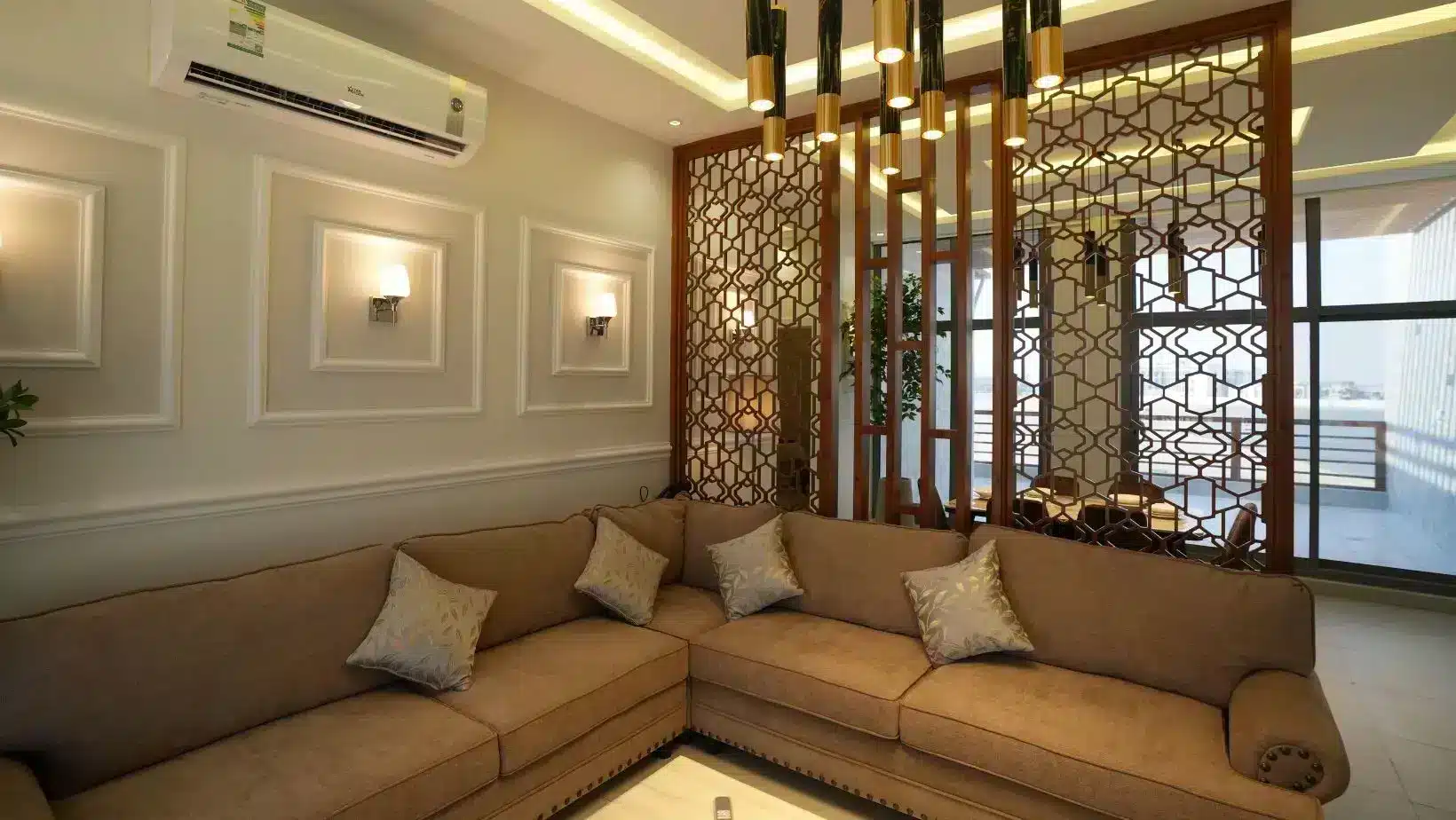 منتجع أجمكان فى الخبر، وحدات فندقية وفلل على الخليج العربي. Ajmkan Resort in Al Khobar, hotel units and villas on the Arabian Gulf.