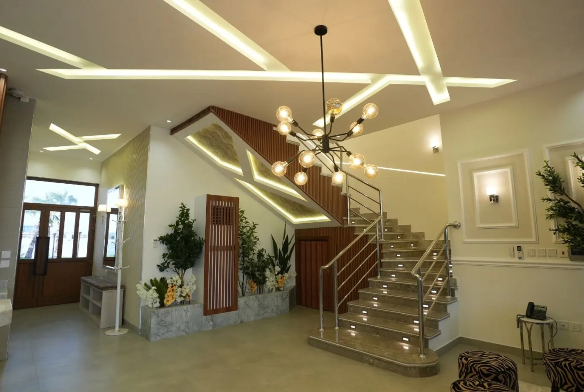 منتجع أجمكان فى الخبر، وحدات فندقية وفلل على الخليج العربي. Ajmkan Resort in Al Khobar, hotel units and villas on the Arabian Gulf.