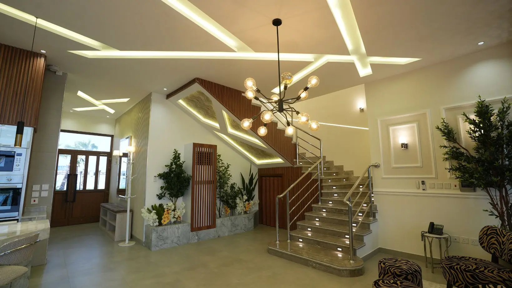 منتجع أجمكان فى الخبر، وحدات فندقية وفلل على الخليج العربي. Ajmkan Resort in Al Khobar, hotel units and villas on the Arabian Gulf.