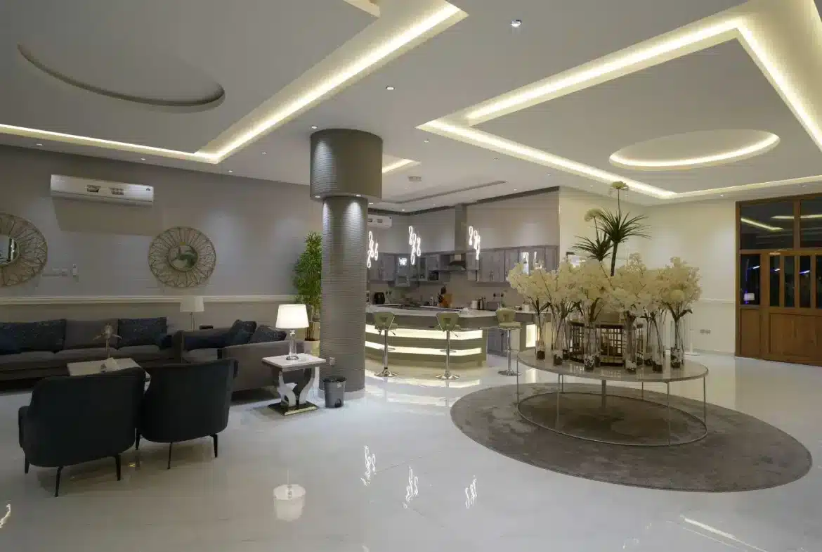منتجع خليج الدانة فى الخبر، وحدات فندقية على الخليج العربي. Dana Bay Resort in Al-Khobar, hotel units on the Arabian Gulf