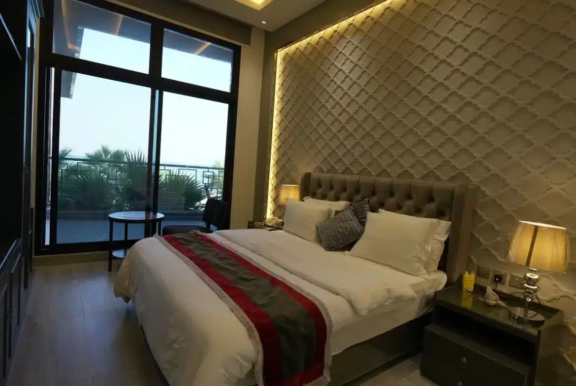 منتجع خليج الدانة فى الخبر، وحدات فندقية على الخليج العربي. Dana Bay Resort in Al-Khobar, hotel units on the Arabian Gulf